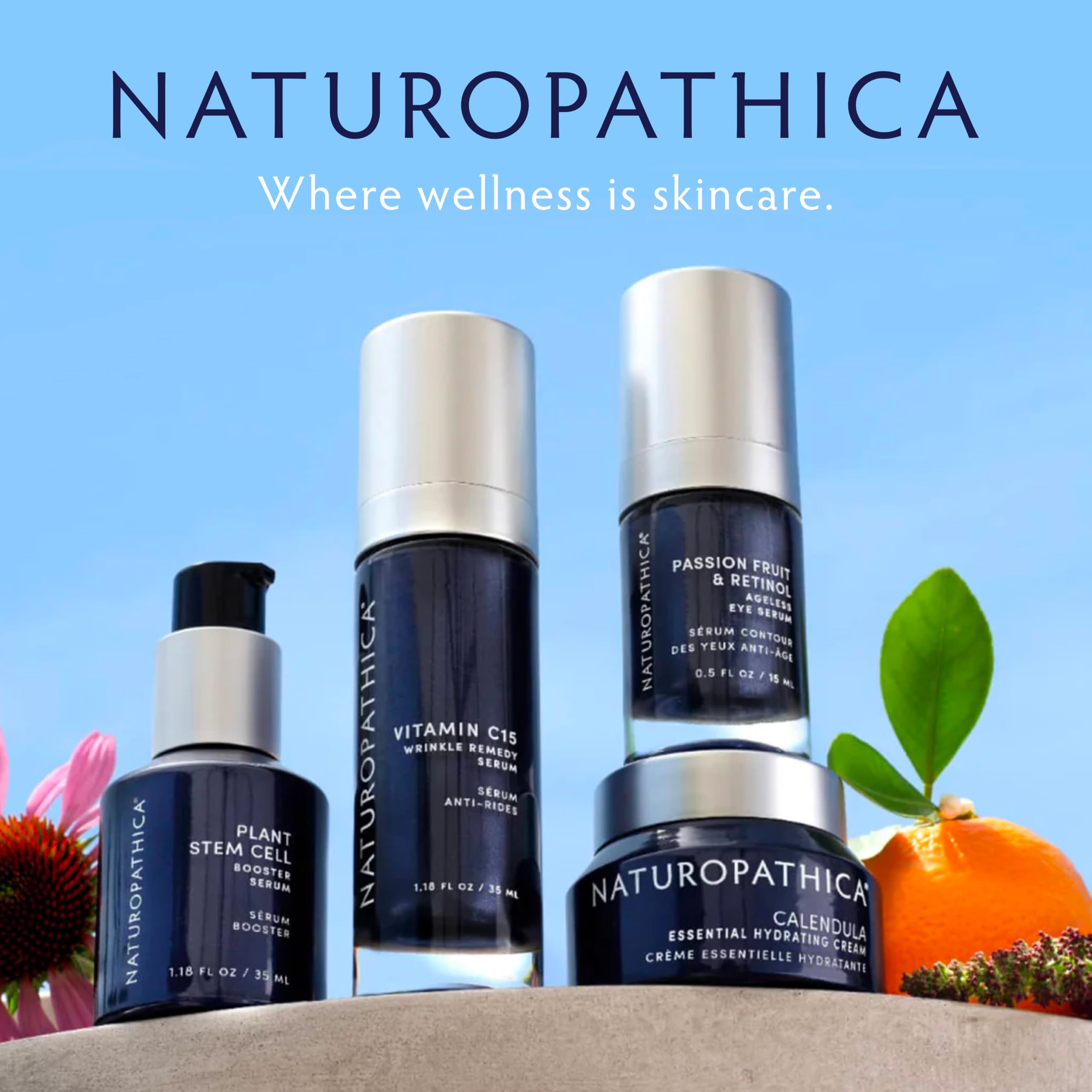Naturopathica emballage sans cruauté et fabriqué aux États-Unis, éthique