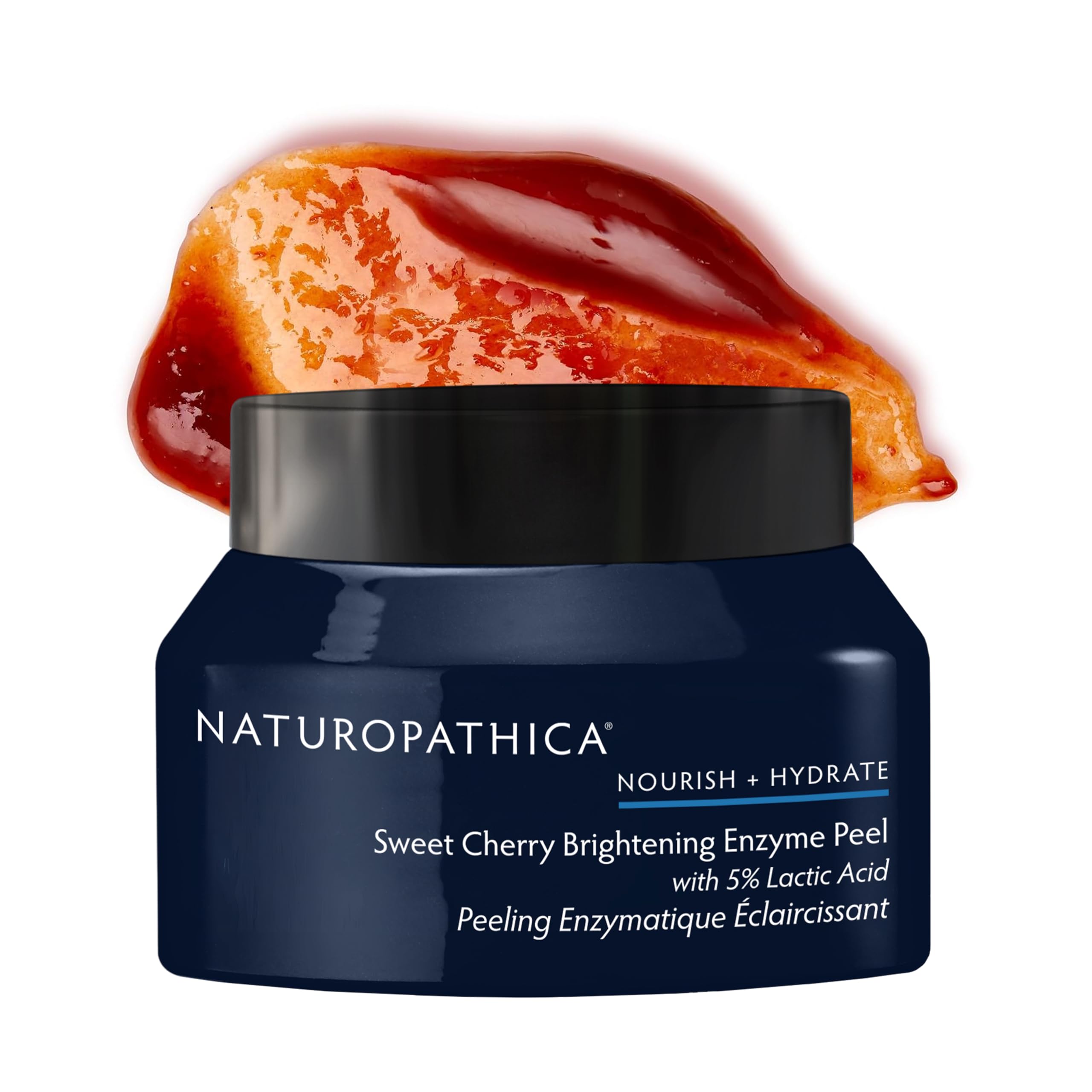 Flacon du Naturopathica Sweet Cherry Brightening Enzyme Peel, pour un éclat accru