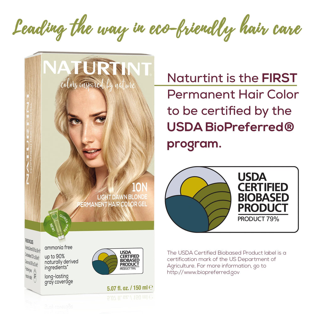 Naturtint 10N Couverture des gris jusqu'a 100% pour une couleur homogène