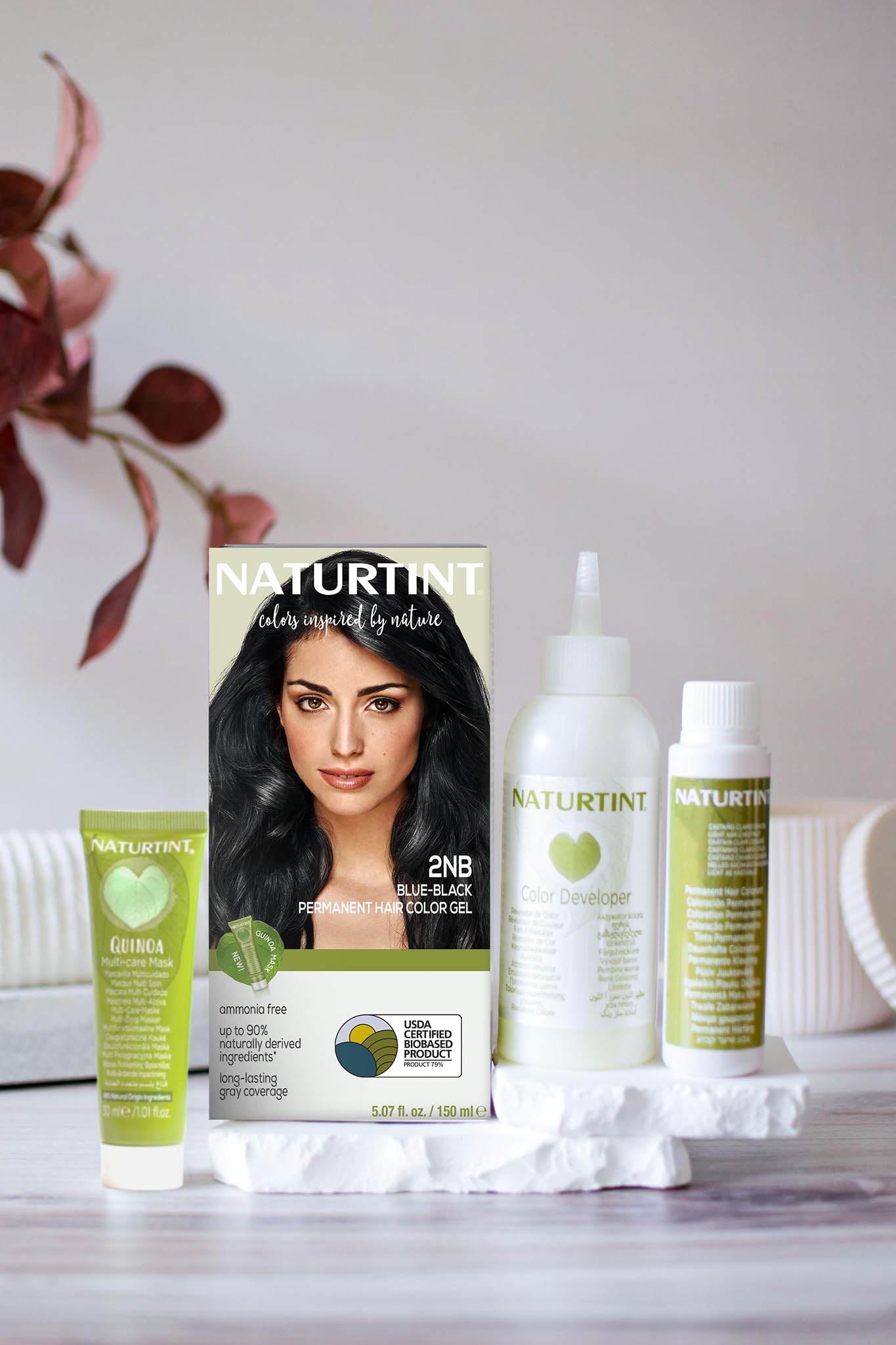 Naturtint 2NB Bleu Noir – couverture grise à 100% sans compromis