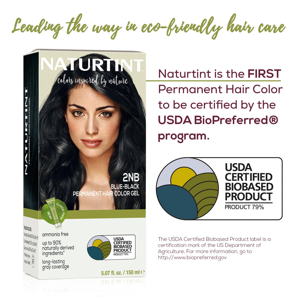 Naturtint 2NB Bleu Noir – formule sans ammoniaque pour cheveux en douceur
