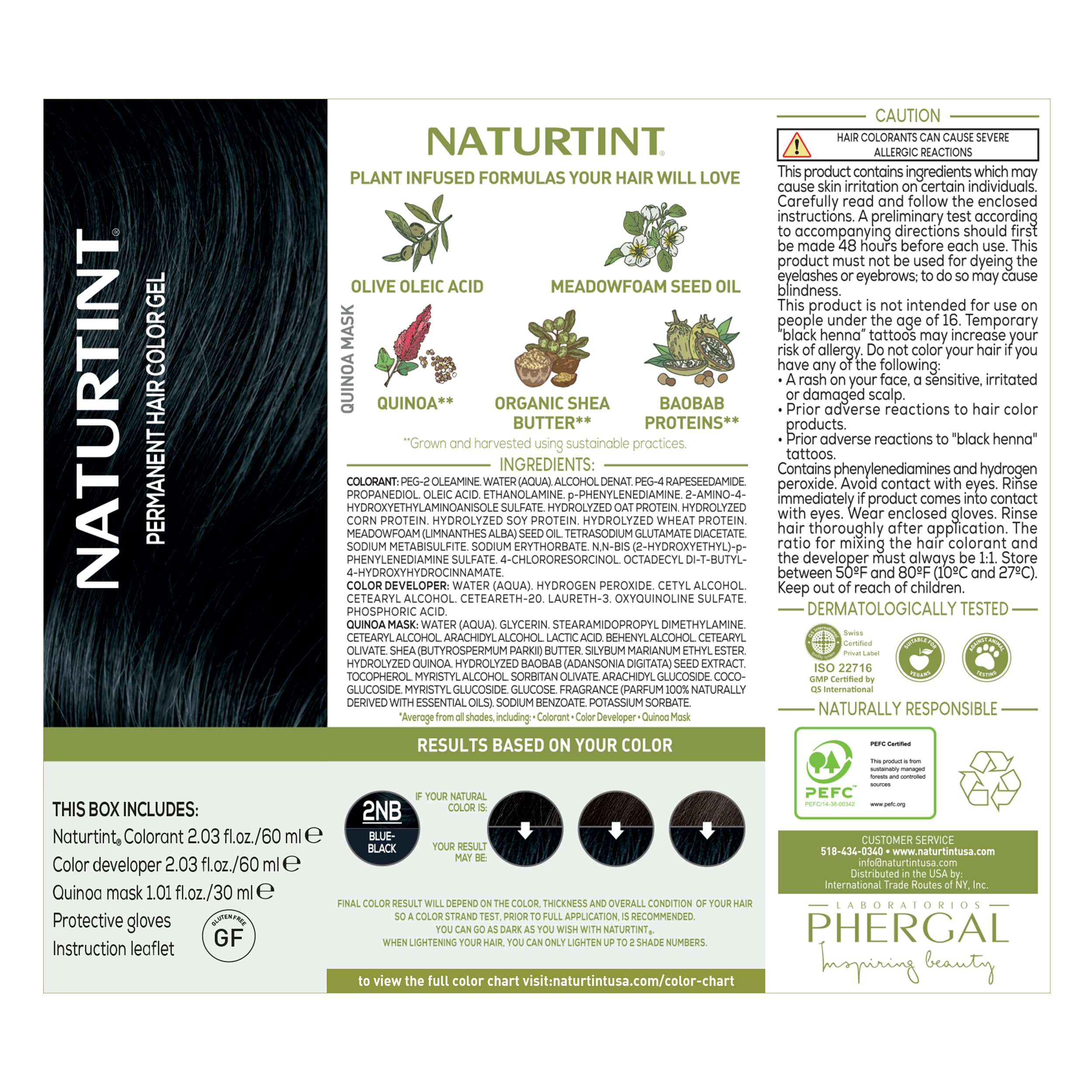 Naturtint 2NB Bleu Noir – vegan et cruelty-free, choix éthique