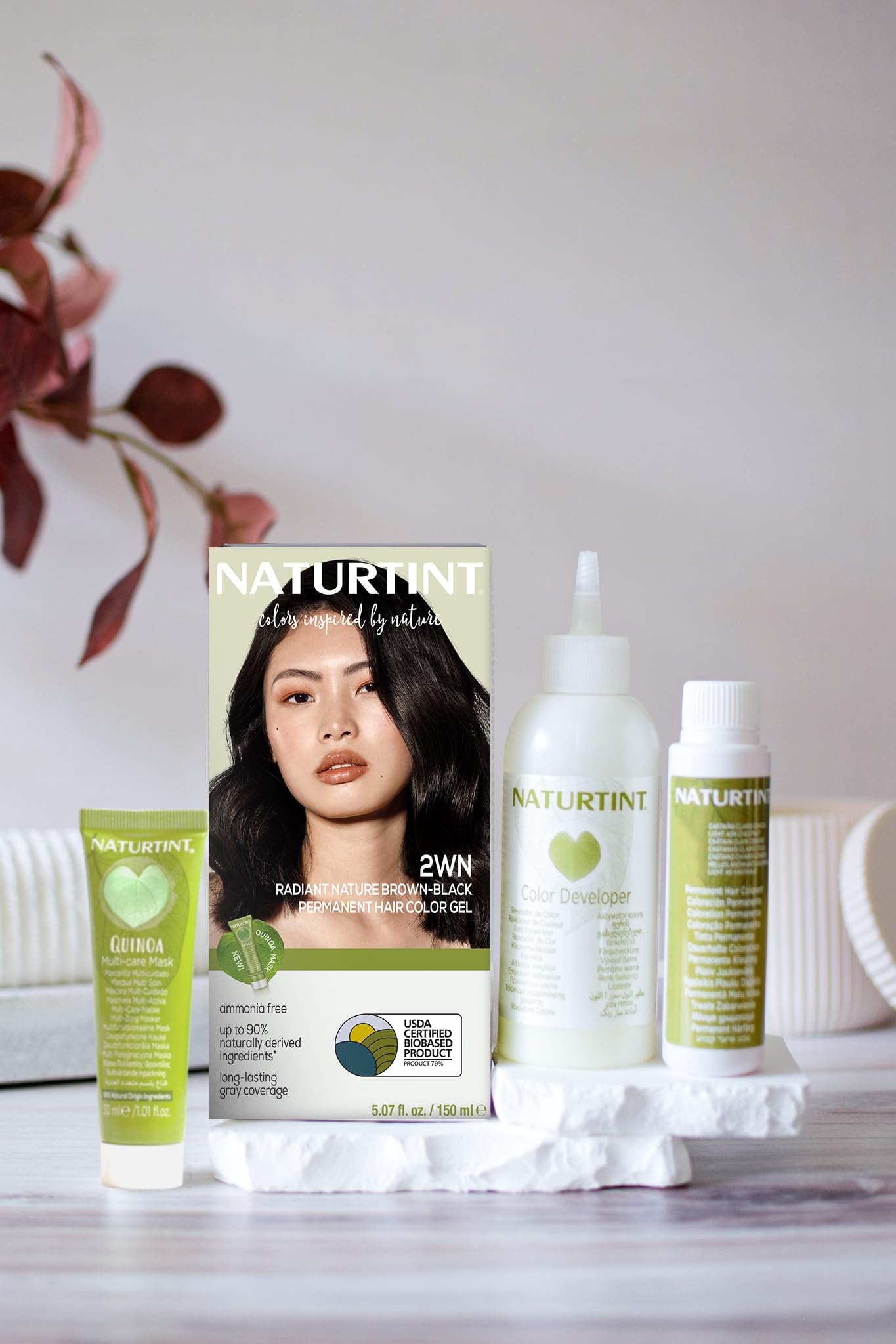 Naturtint 2WN Radiant Nature crème colorante – ingrédients végétaux.