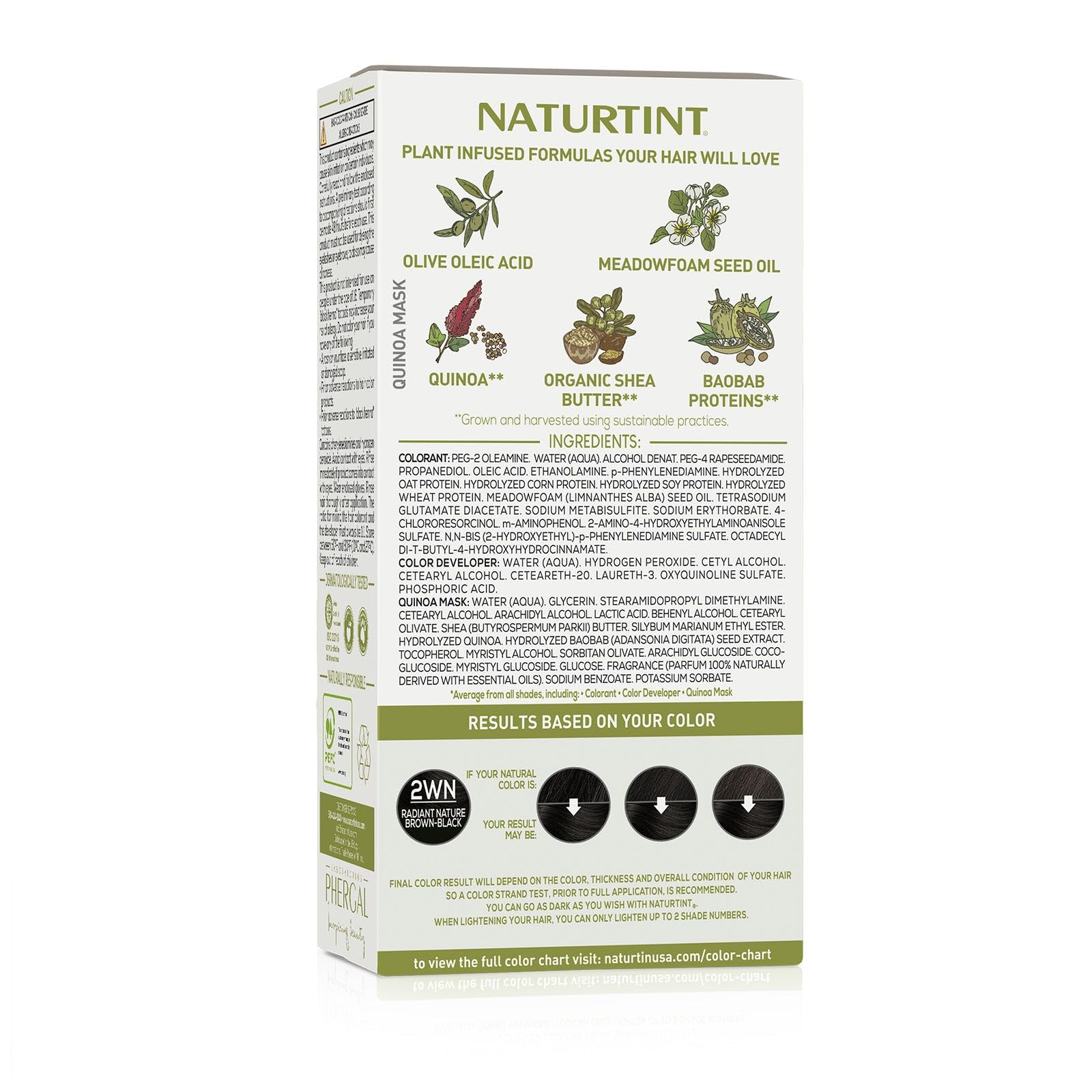 Naturtint 2WN Radiant Nature application douce, couleur durable.