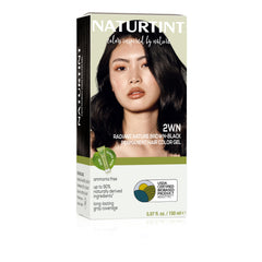 Naturtint 2WN Radiant Nature noir-brun, couleur sans ammoniac et couverture gris naturelle.