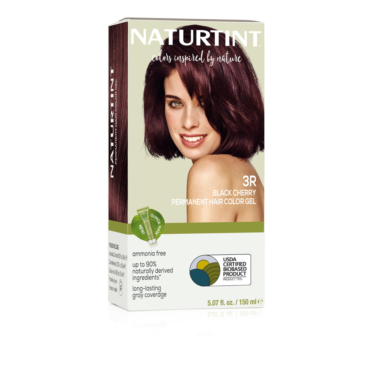 Naturtint 3R Cerise Noire, bouteille colorante prête à l’emploi pour une couleur naturelle durable.