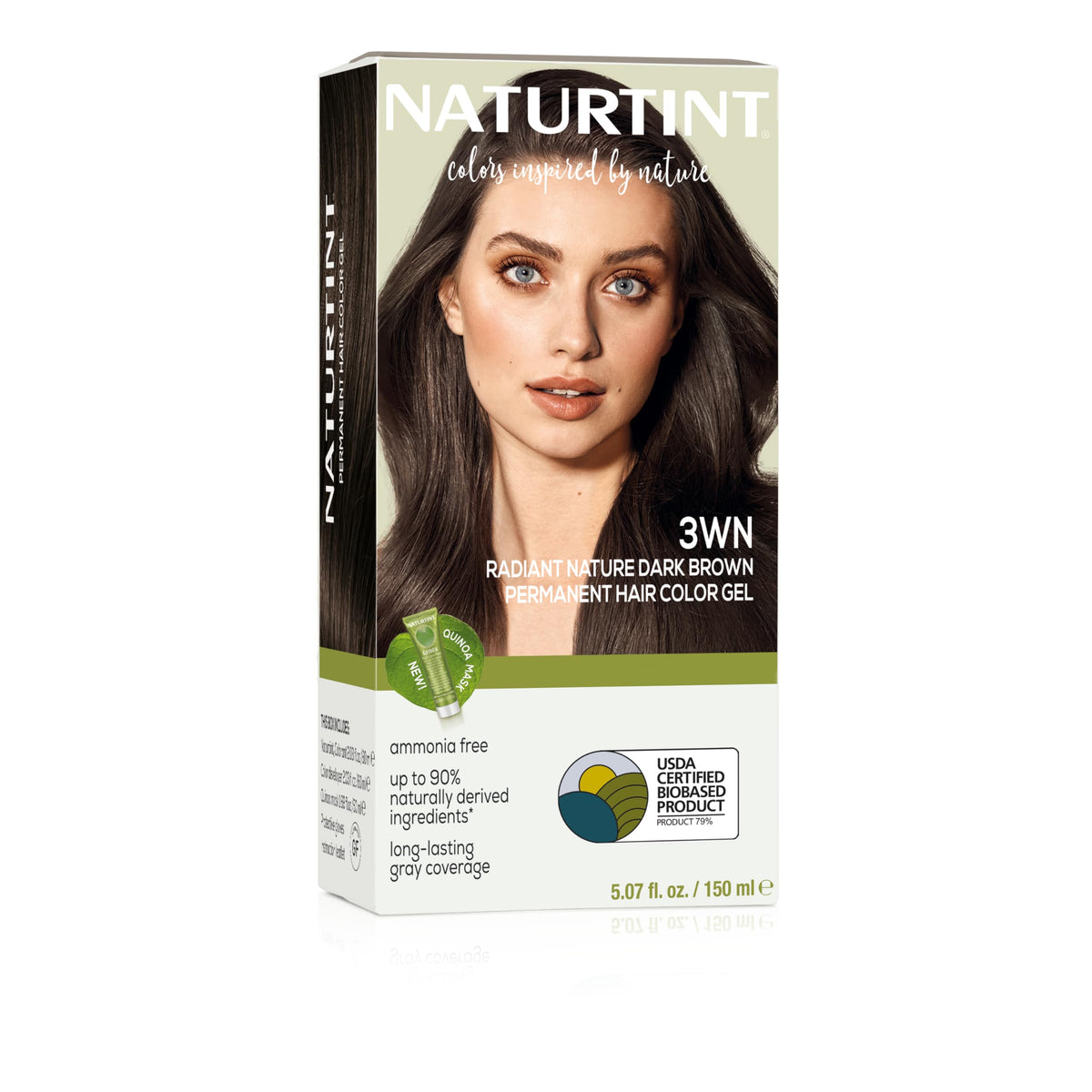 Naturtint 3WN Radiant Nature Dark Brown – crème couleur pour coloration à domicile