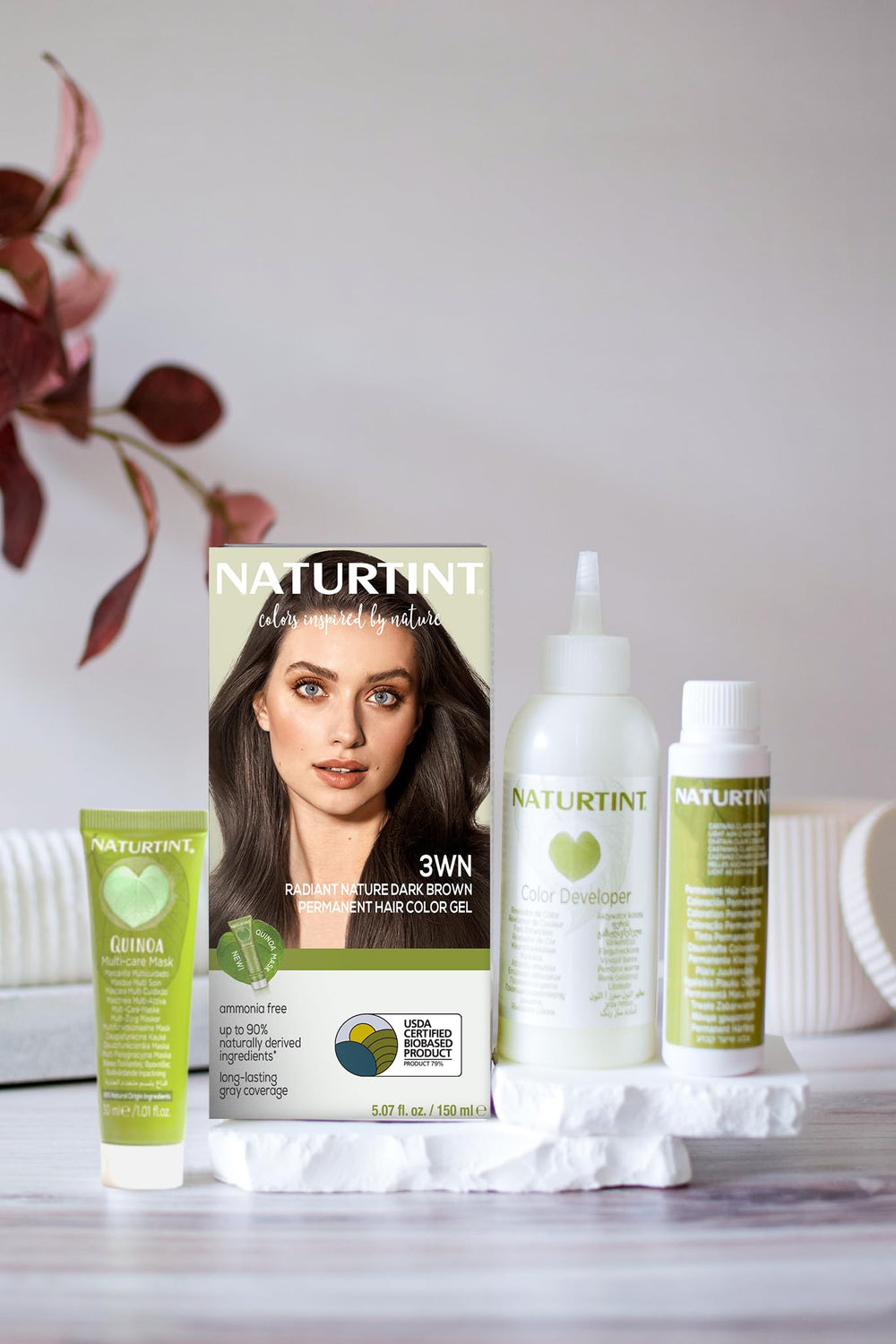 Naturtint 3WN Radiant Nature Dark Brown – sans ammoniaque pour une application douce