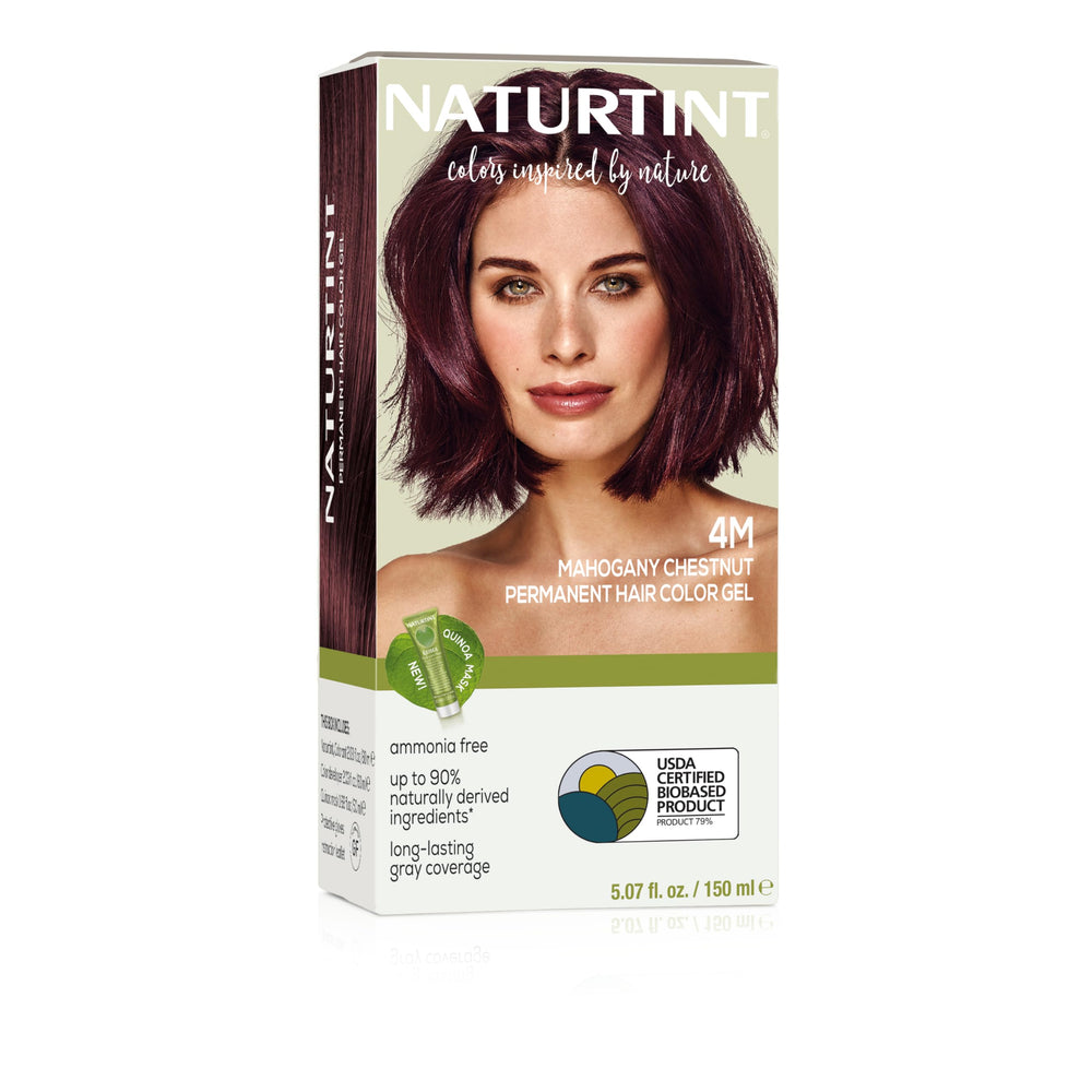 Naturtint 4M acajou-châtain – coloration permanente riche et naturelle.