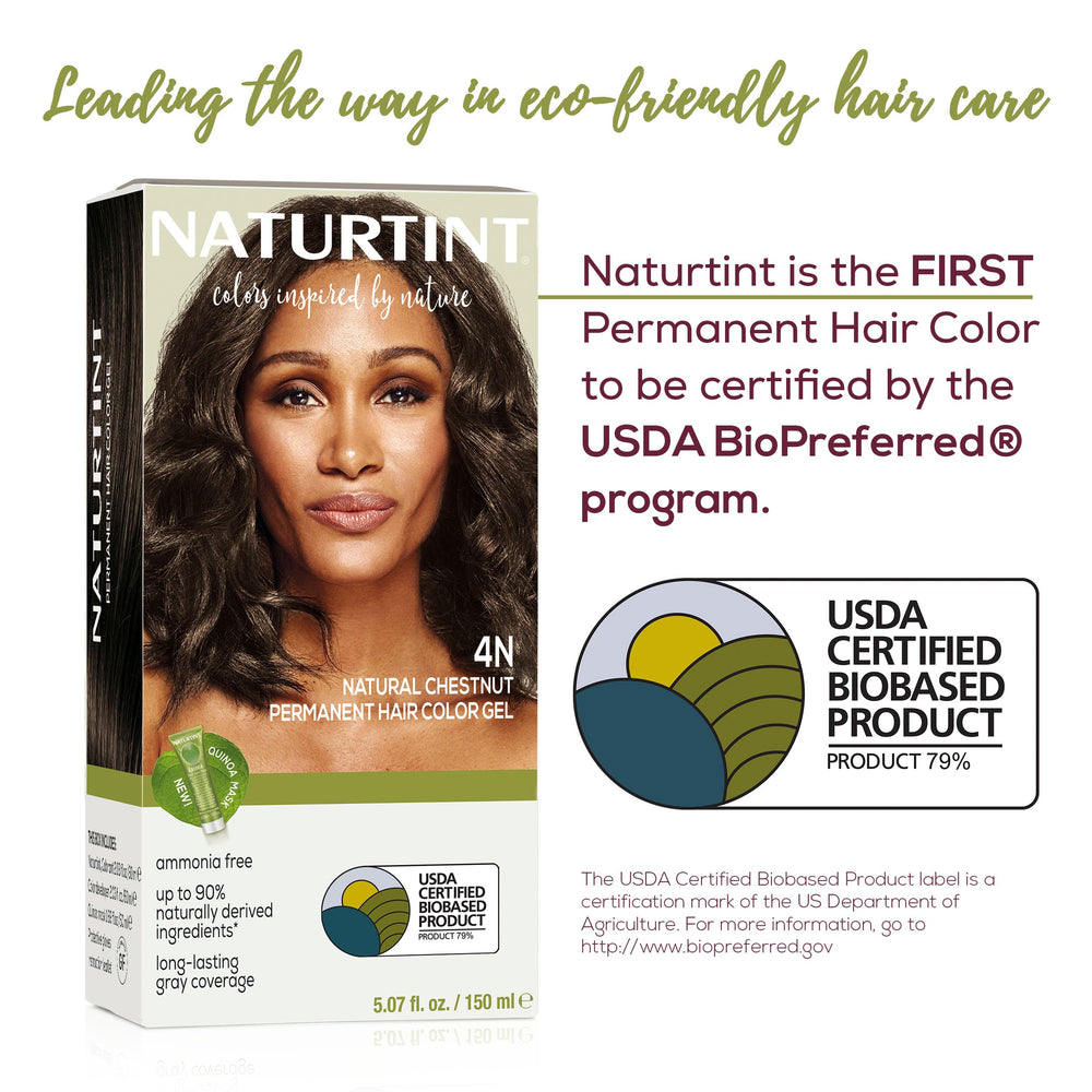 Naturtint 4N chataigne Naturel – ingrédients végétaux pour cheveux sains