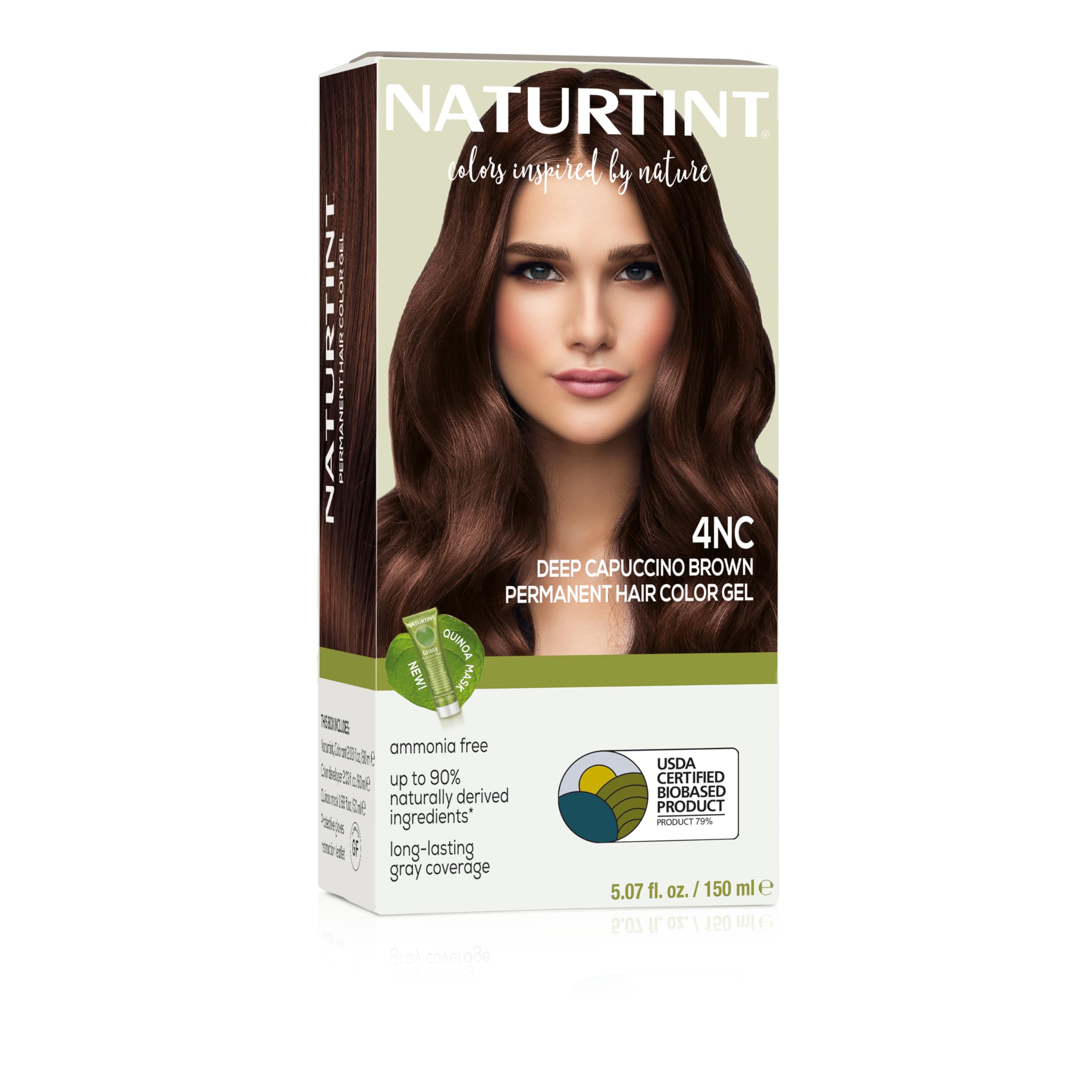Naturtint 4NC Cappuccino profond - boîte prête à l'emploi pour coloration maison