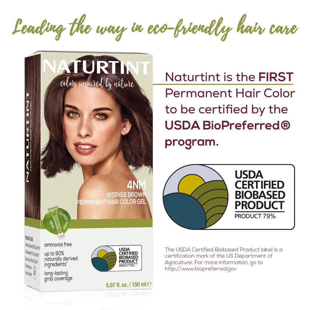 Naturtint 4NM Intense Brown – Texture crémeuse qui glisse lors de l’application et couvre les gris.