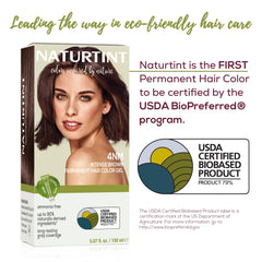 Naturtint 4NM Intense Brown – Texture crémeuse qui glisse lors de l’application et couvre les gris.
