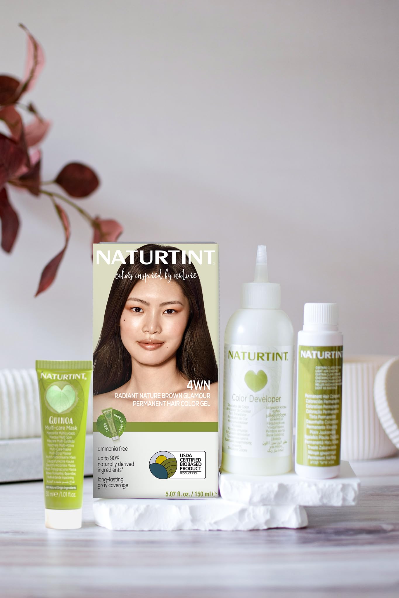 Naturtint 4WN Radiant Nature Brun Glamour : application propre et précise