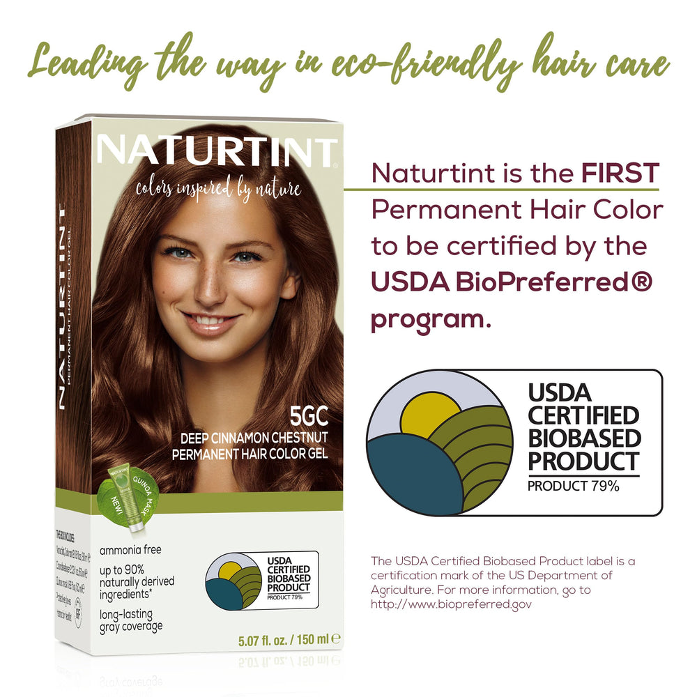 Naturtint 5GC Application rapide sans bavure - coloration uniforme.