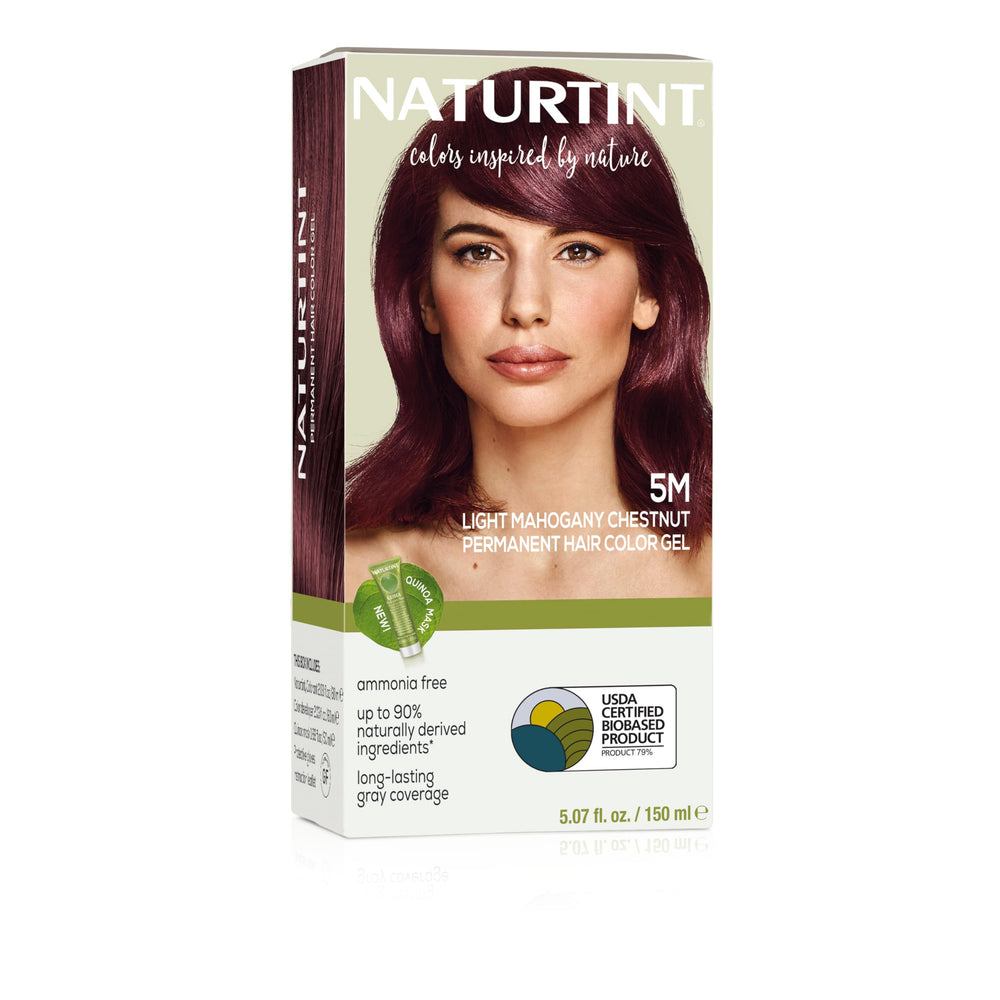 Naturtint 5M applique facile pour une coloration maison sans dégâts.