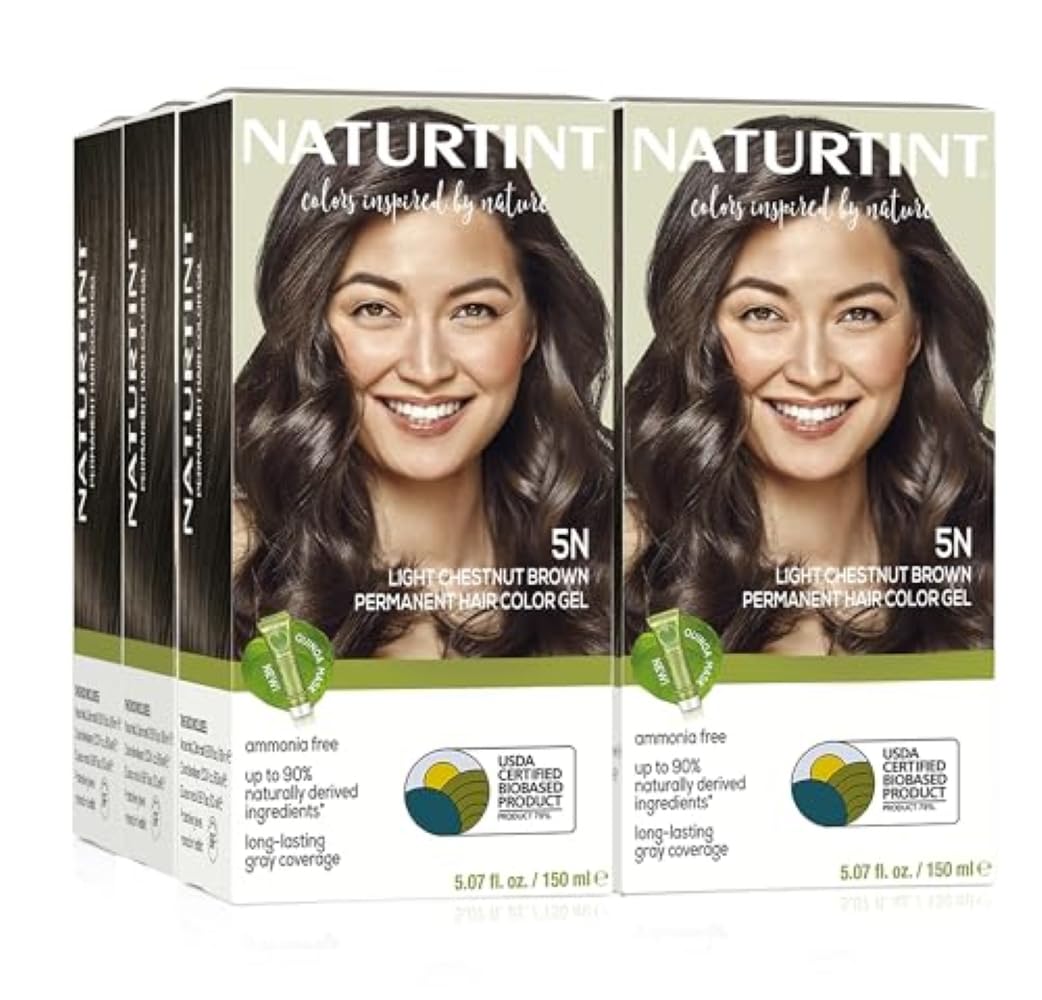 Naturtint 5N coloration-cheveux: application facile à domicile.