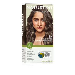 Naturtint 6A Blond Foncé Ash — emballage montrant une coloration naturelle prête à l'emploi