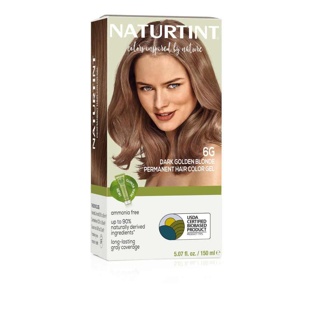 Naturtint 6G, emballage clair pour démarrer facilement la coloration à domicile.