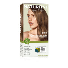 Naturtint 6WG - bouteille colorante révélant la teinte dorée naturelle.