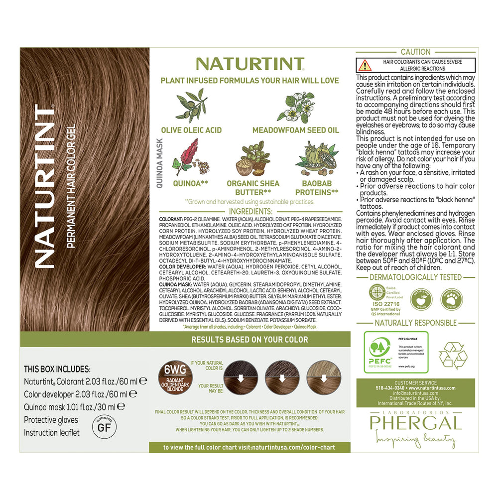 Naturtint 6WG - temps d'attente optimal pour une couleur durable.
