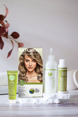 Naturtint 8A Blond Cendré application domestique simple et précise.