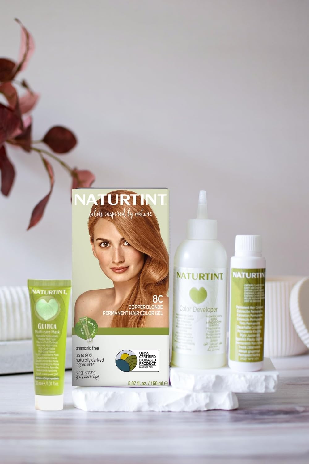 Naturtint 8C Cuivre Blond crème colorante: texture onctueuse et couvrante
