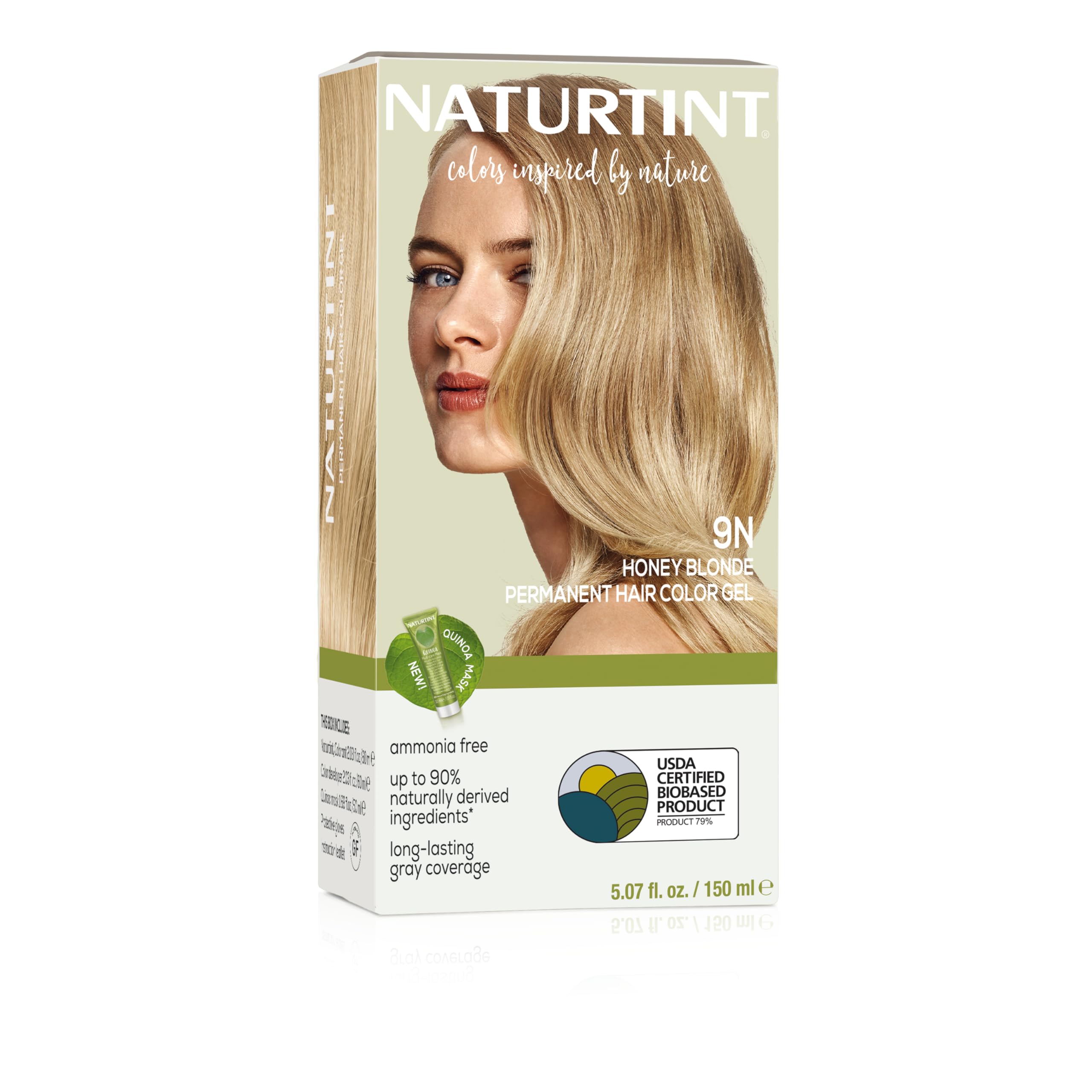 Naturtint 9N Honey Blonde – emballage clair pour démarrer une coloration maison