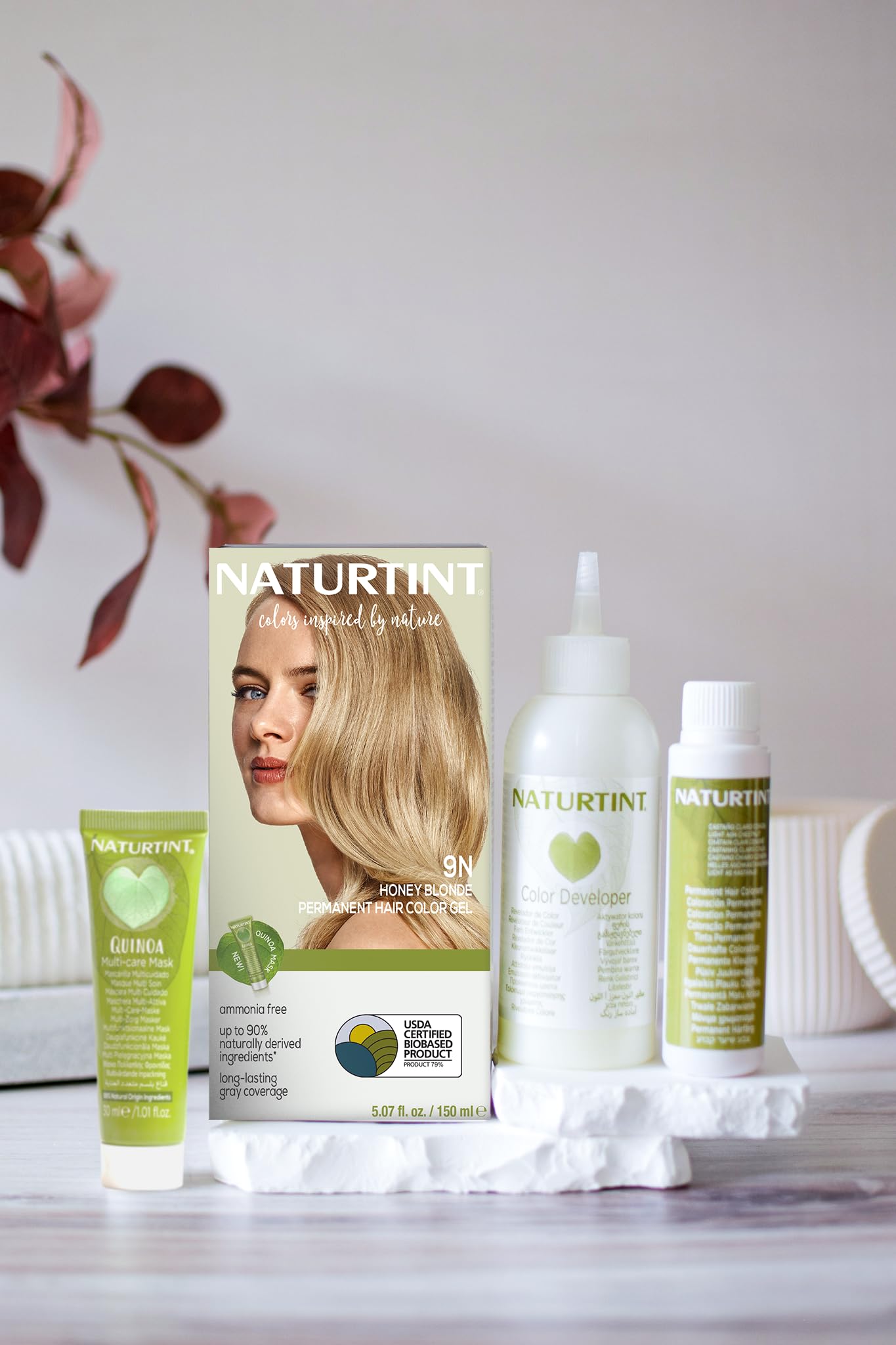 Naturtint 9N Honey Blonde – mélange homogène sans effort