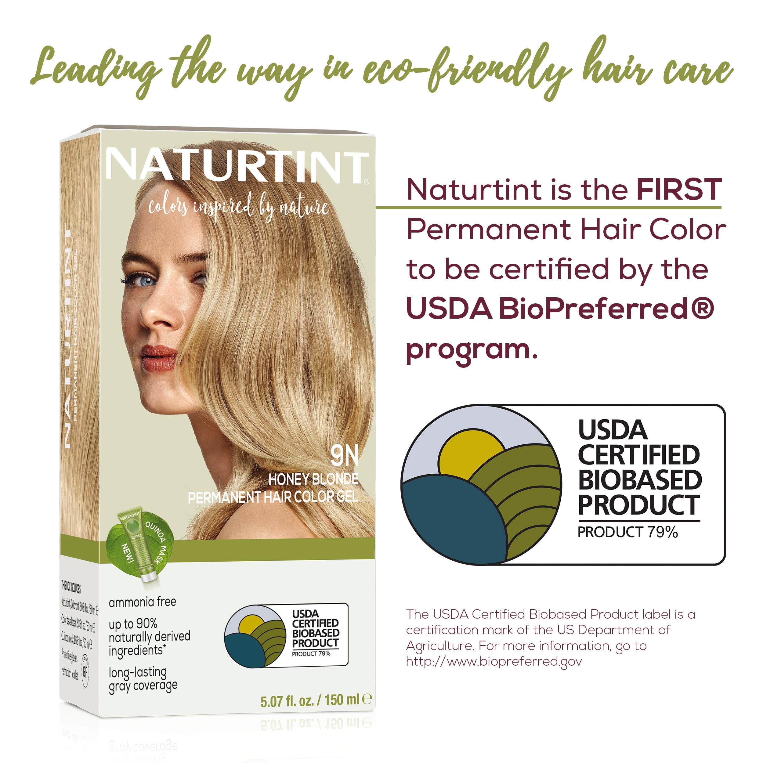 Naturtint 9N miel blond – avant et après visibles en contexte maison