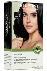 Naturtint Retouche Racines Noires Crème – flacon prêt à l’emploi pour couvrir les racines sans odeur