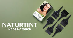 Naturtint Retouche Racines Noires Crème – pinceau précis pour une application nette