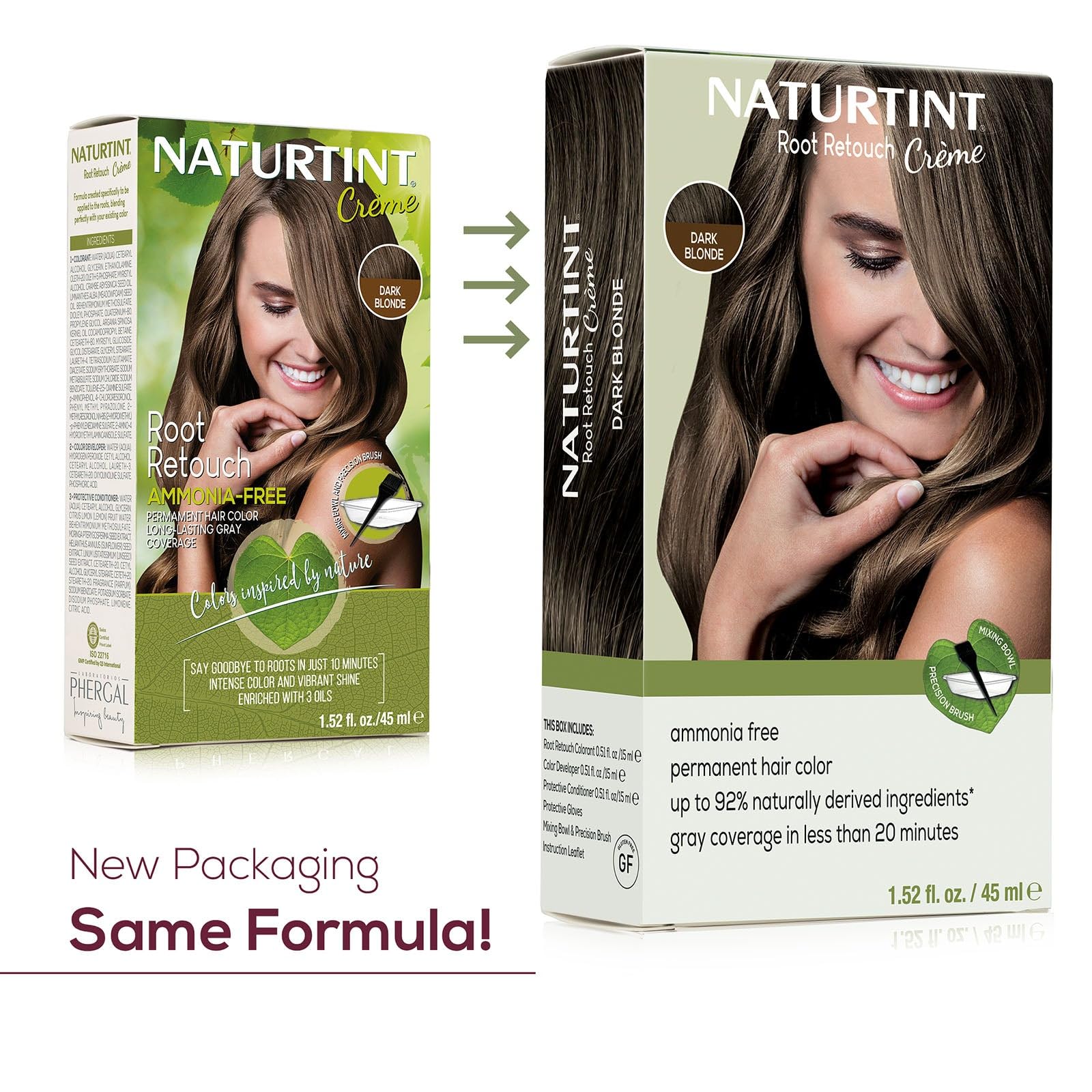 Naturtint crème colorante sans ammoniaque pour couleur durable et douce.