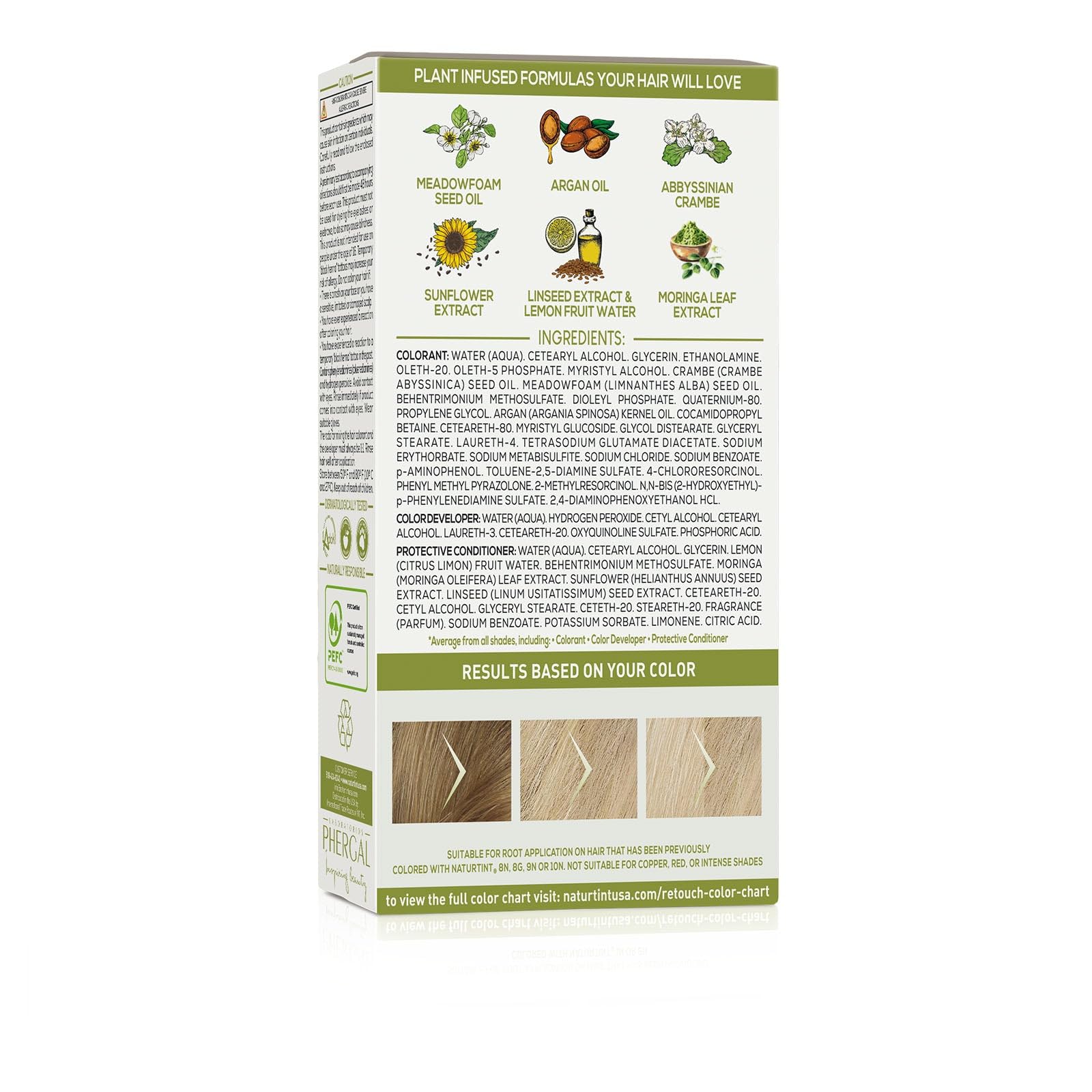 Crème colorante Naturtint sans ammoniaque pour cheveux sensibles.