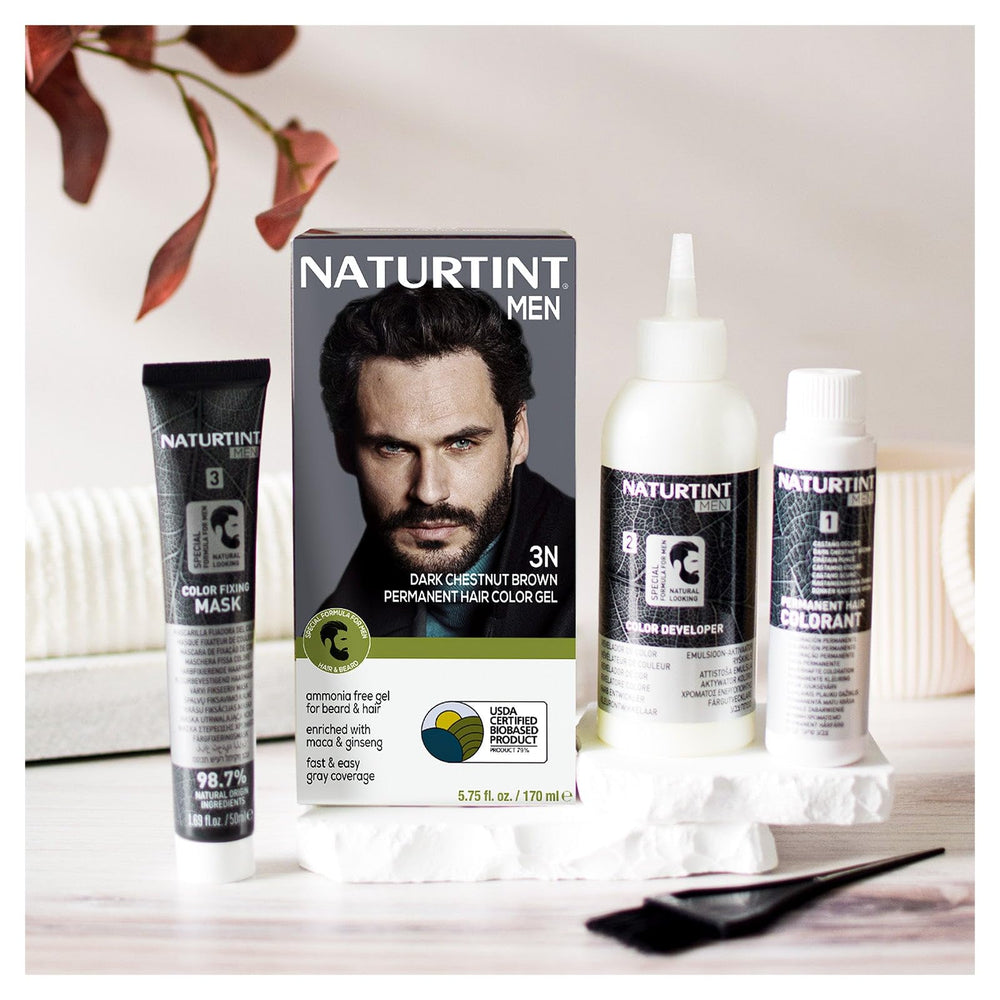 Naturtint 3N brun châtaigne – cheveux affichant une couleur naturelle