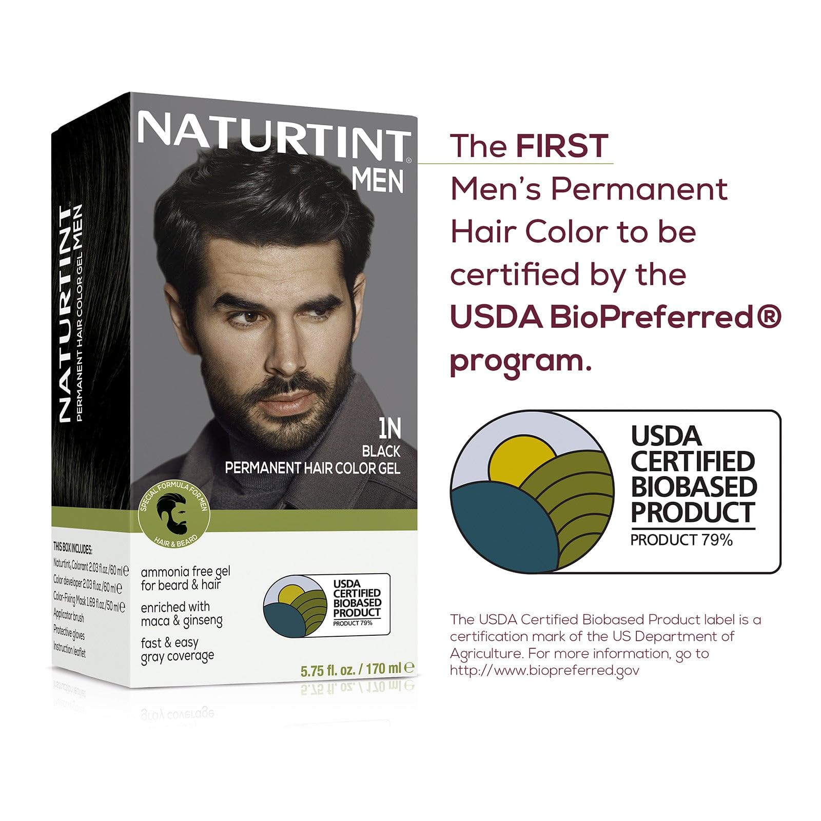 Naturtint 1N – coloration rapide en 10 minutes