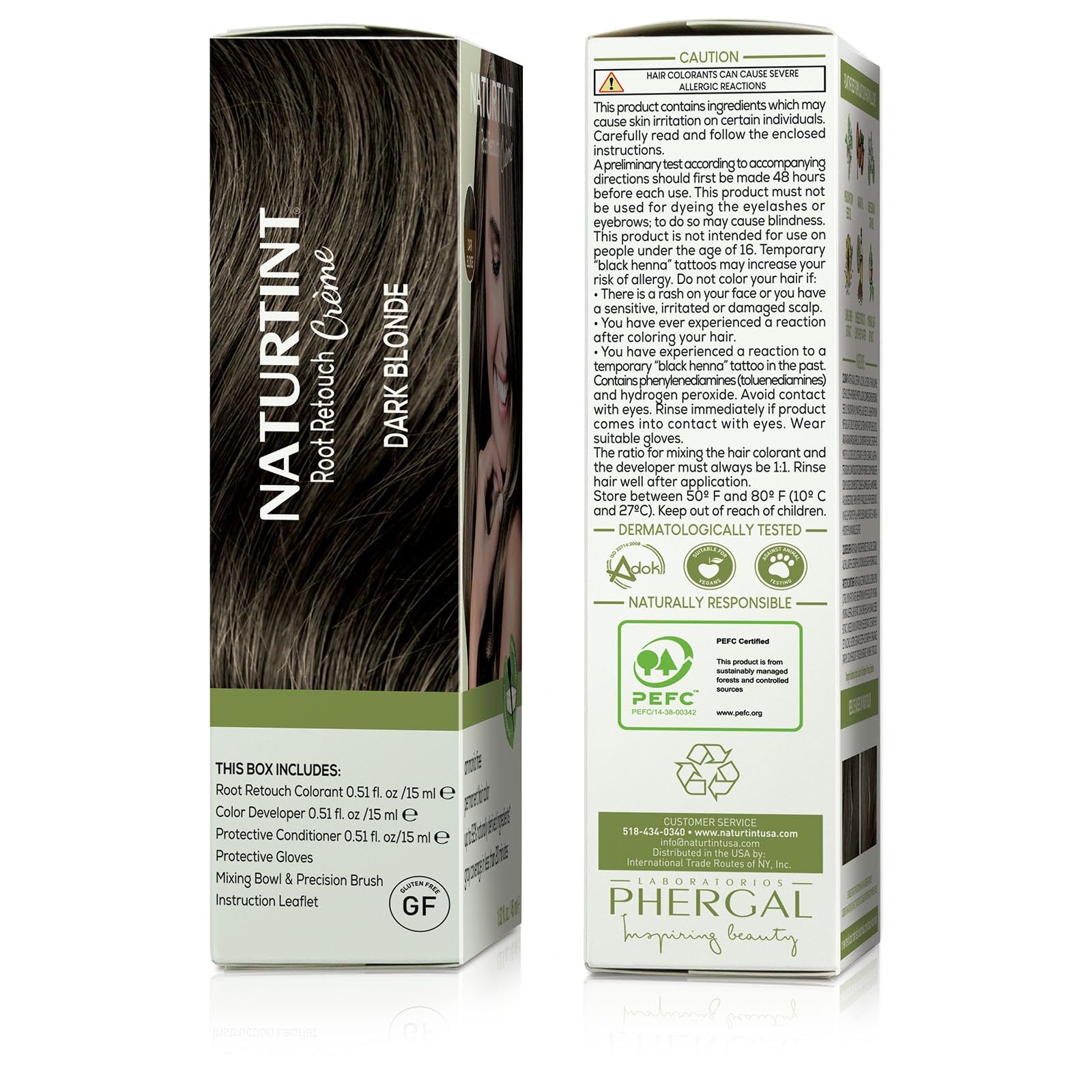 Naturtint kit coloration complet avec outils pour colorer facilement.