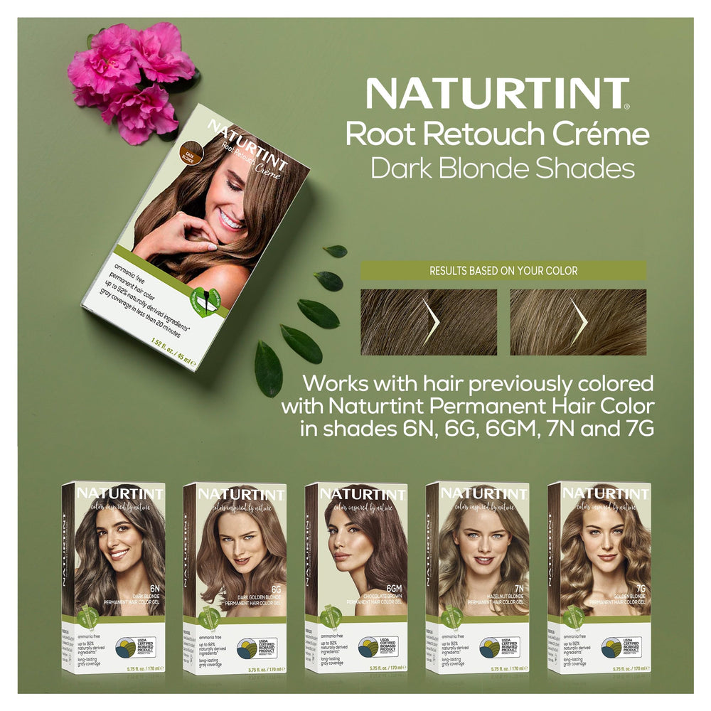Naturtint mélange-bol et pinceau kit facilite une application précise.