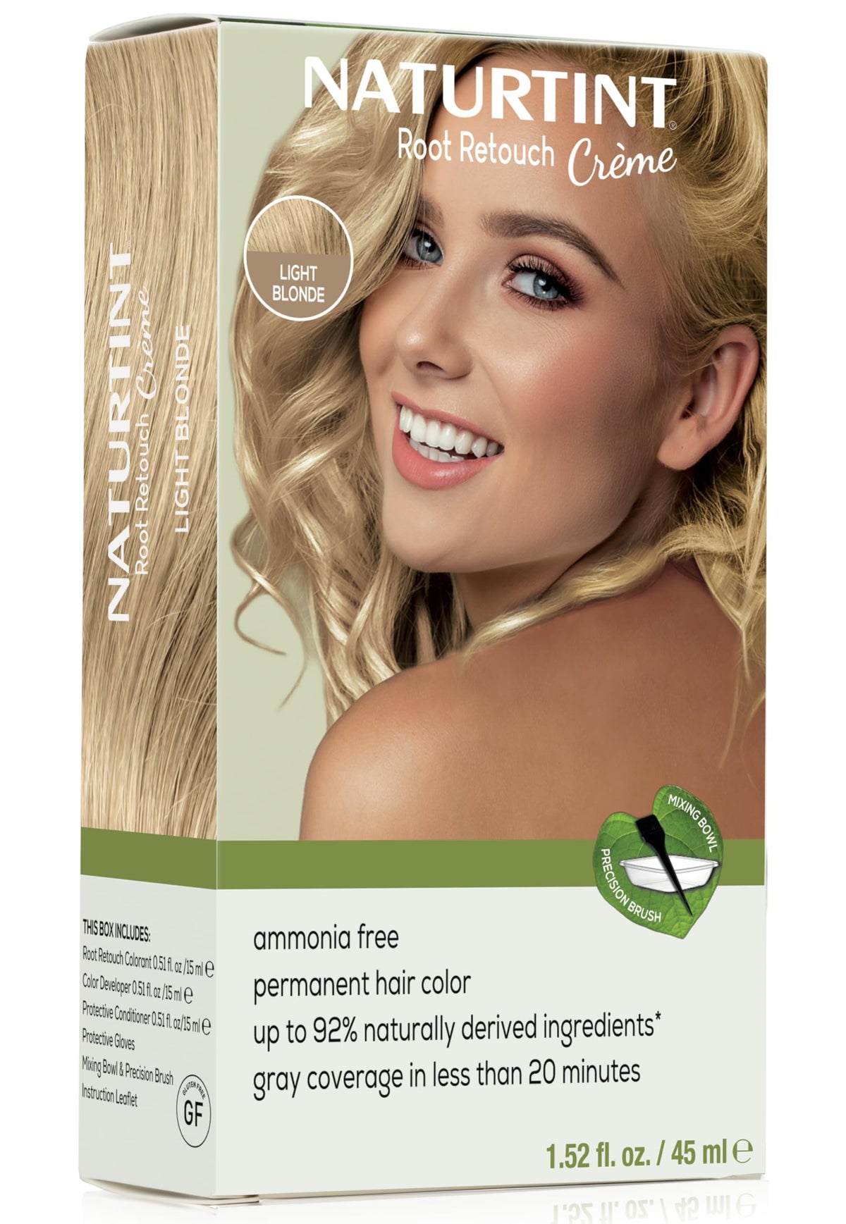 Naturtint retouche racine blond clair pour couverture rapide des gris.