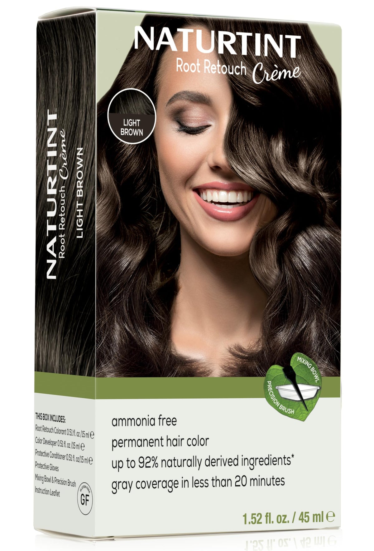 Naturtint Retouche Racines Crème – bouteille brun clair pour une application précise