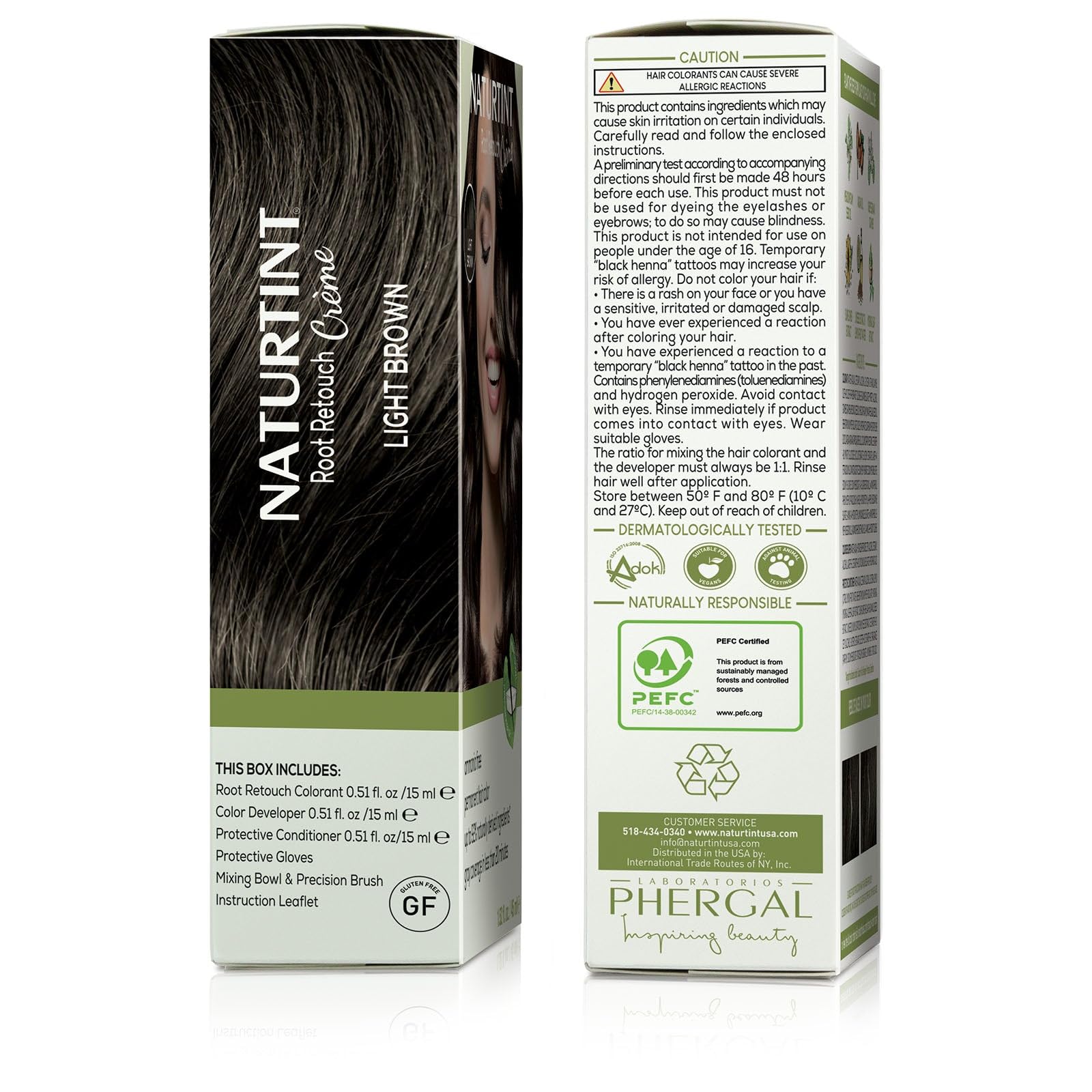 Naturtint Retouche Racines Crème – échantillon couleur pour prévisualiser le rendu