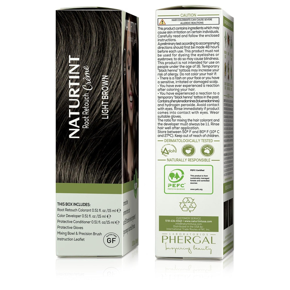 Naturtint Retouche Racines Crème – échantillon couleur pour prévisualiser le rendu