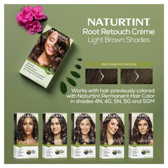 Naturtint Retouche Racines Crème – pinceau de précision pour un contour net