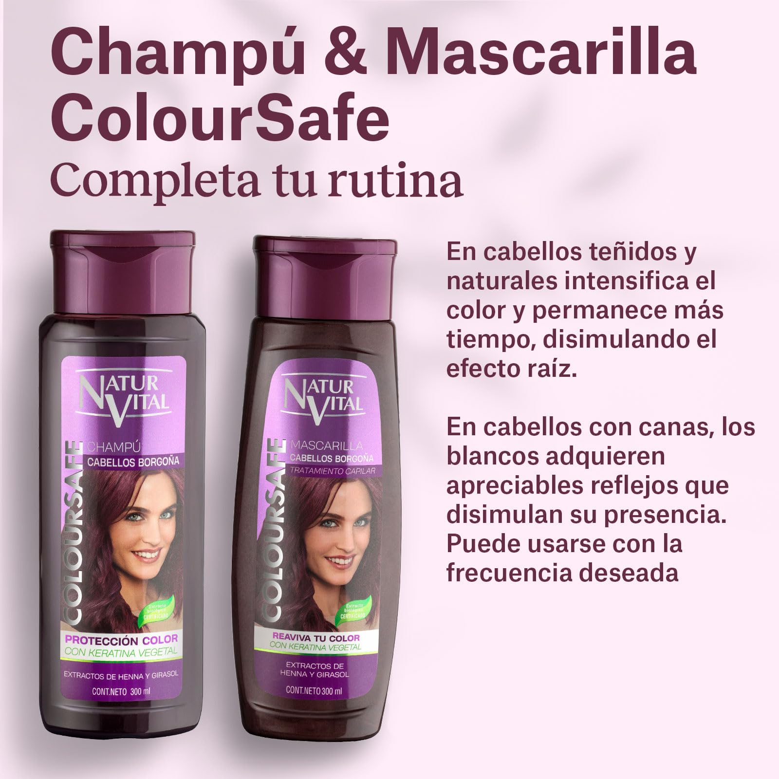 NaturVital Burgundy – texture-creme: texture agréable facilite l'application et rinçage