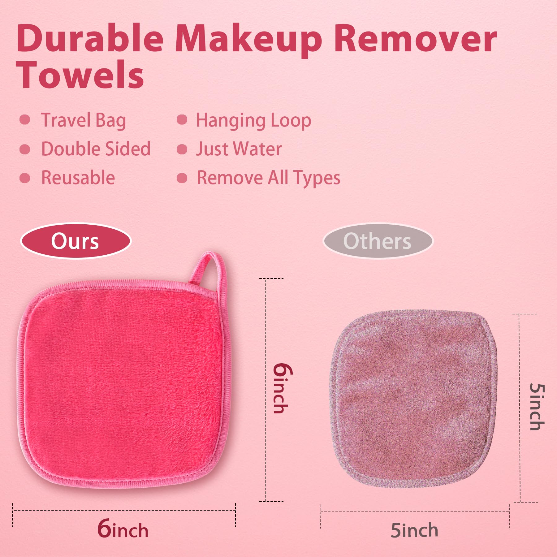 Natwag lingettes démaquillage format carré 6x6, confort pendant le nettoyage.