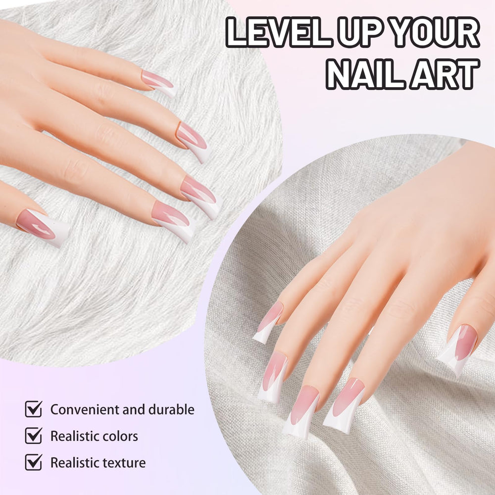 48 adhésifs d'ongles Naughtology, fixation rapide et réutilisable.