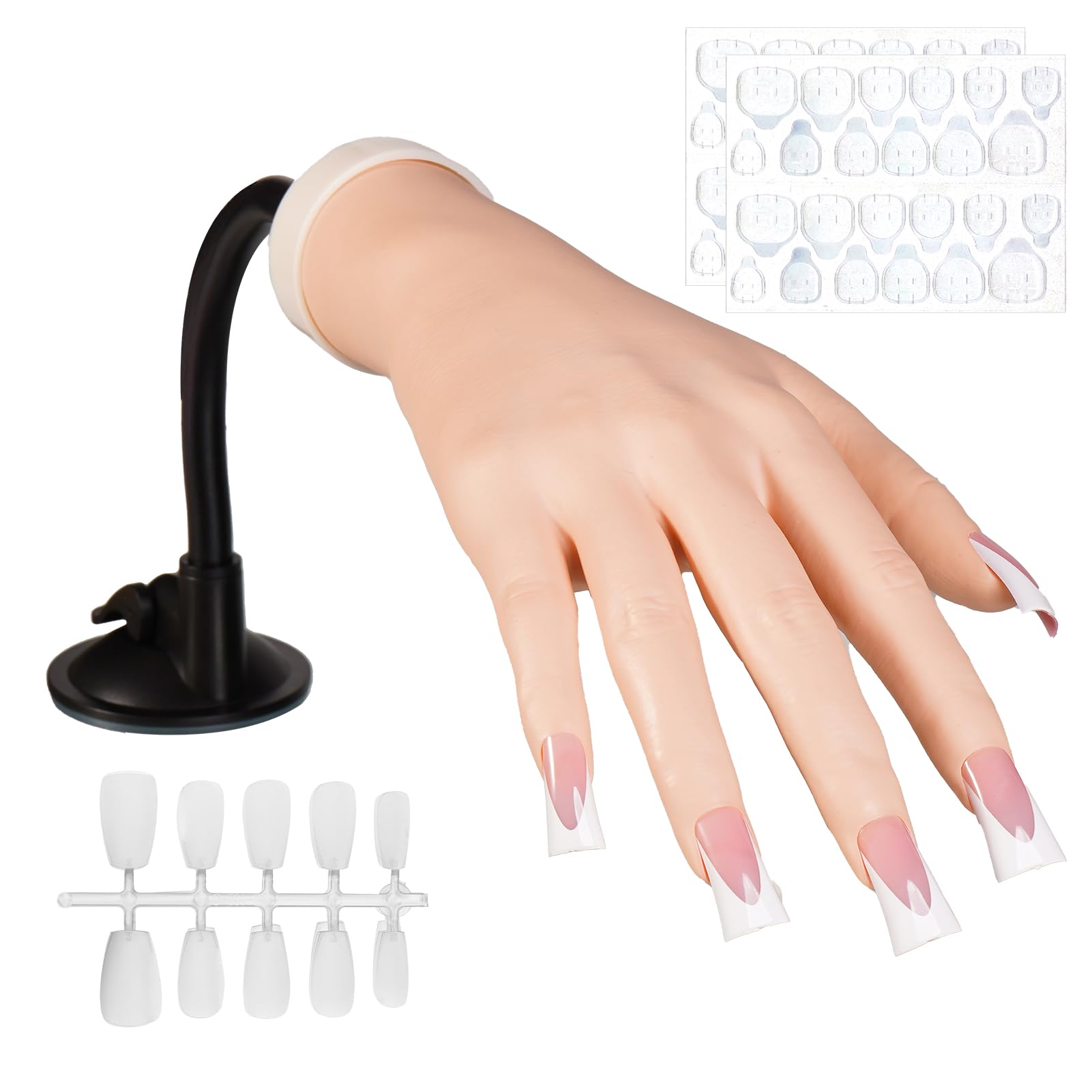 Main pratique Naughtology en silicone, texture réaliste pour maîtriser les poses.