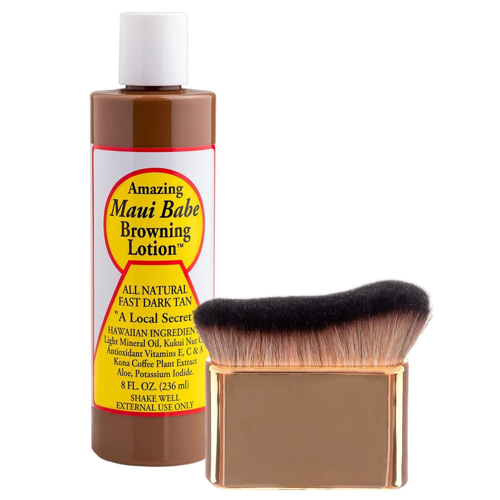 Bouteille Maui Babe Browning Lotion 8oz prête pour bronzer naturel