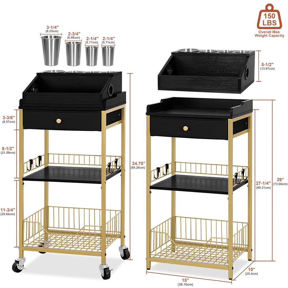 Roue verrouillable et rotation fluide sur NauwaBarn.
