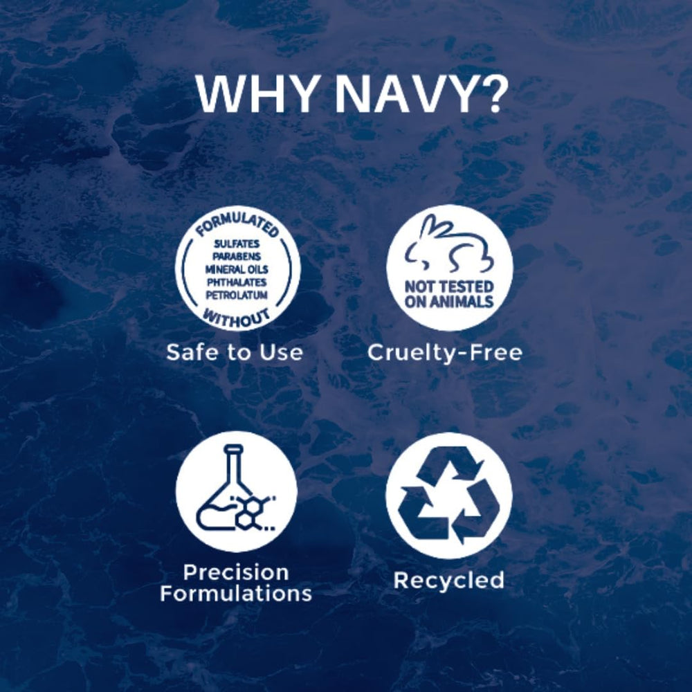 NAVY HAIR CARE Pack 2 – ensemble économique pour un coiffage léger et durable.